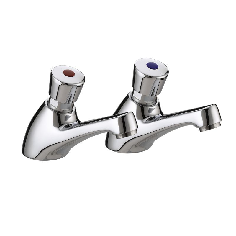 Bristan Value Non Concussive Basin Taps (Pair)